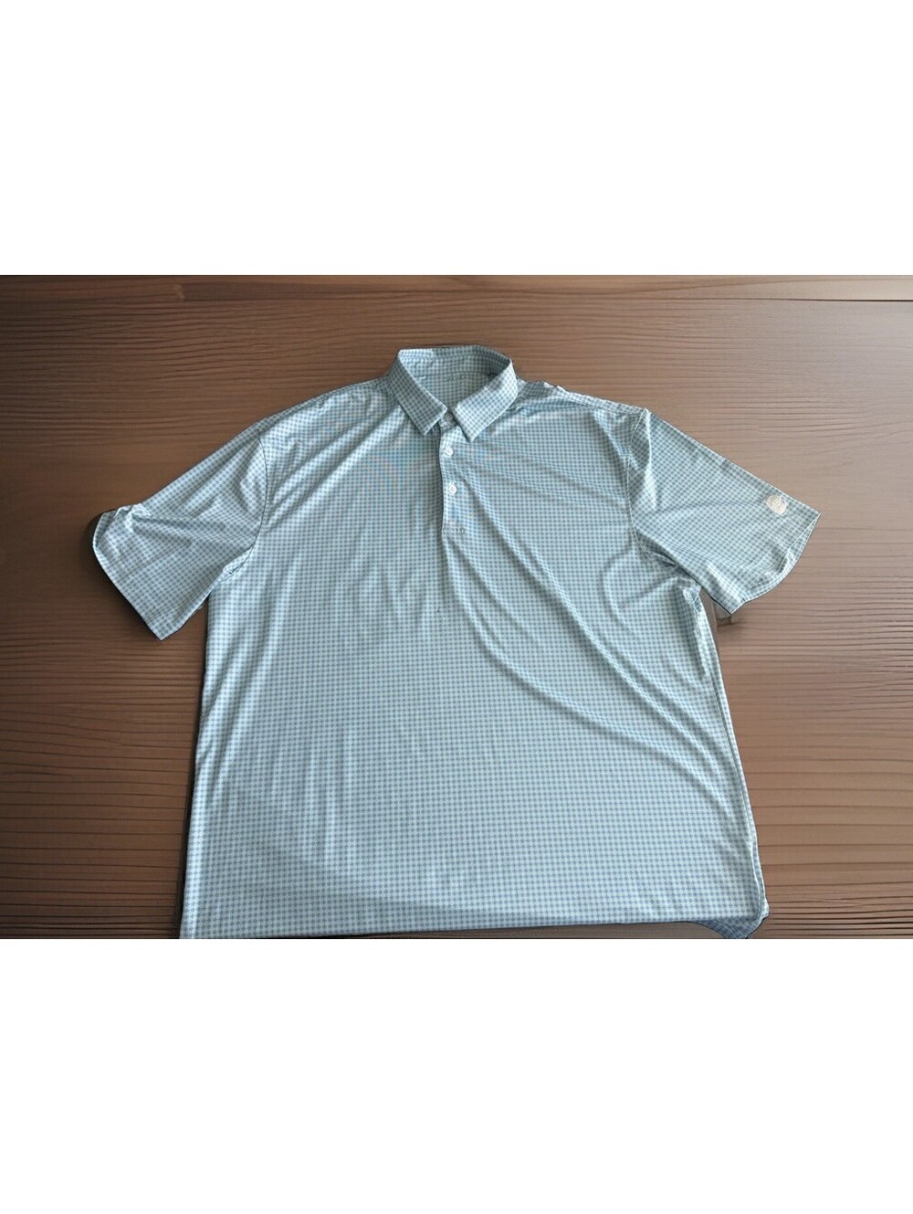 Oakwood Country Club Performance Golf Polo Sz 2XL Light Blue Moisture Wick